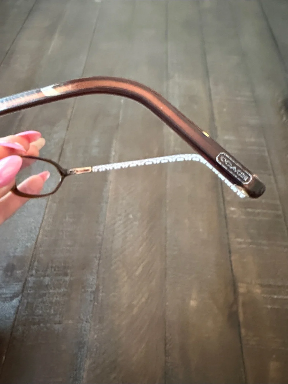 Coach vintage Margaret 580 Brown tortoise Slim Oval Women's Glasses